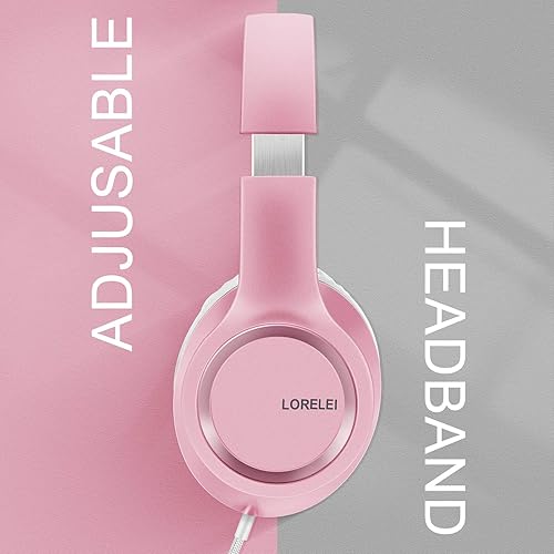 Miniatura 5 de LORELEI X8 Auriculares con cable con micrófono con línea de nailon sin enredos de 4.8 ft y enchufe de 0.138 in, ligeros, plegables y portátiles para