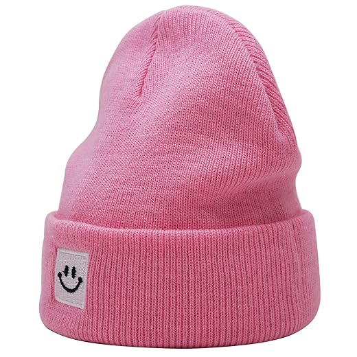 55CUBE Baby Beanie 0-6 Months Pink