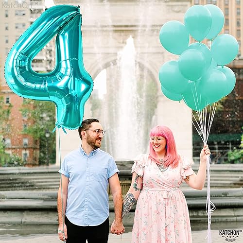 Miniatura 62 de KatchOn, Globo dorado gigante del número 8 de 40 pulgadas, globo dorado del número 8 para decoraciones de cumpleaños de 8 años para niñas