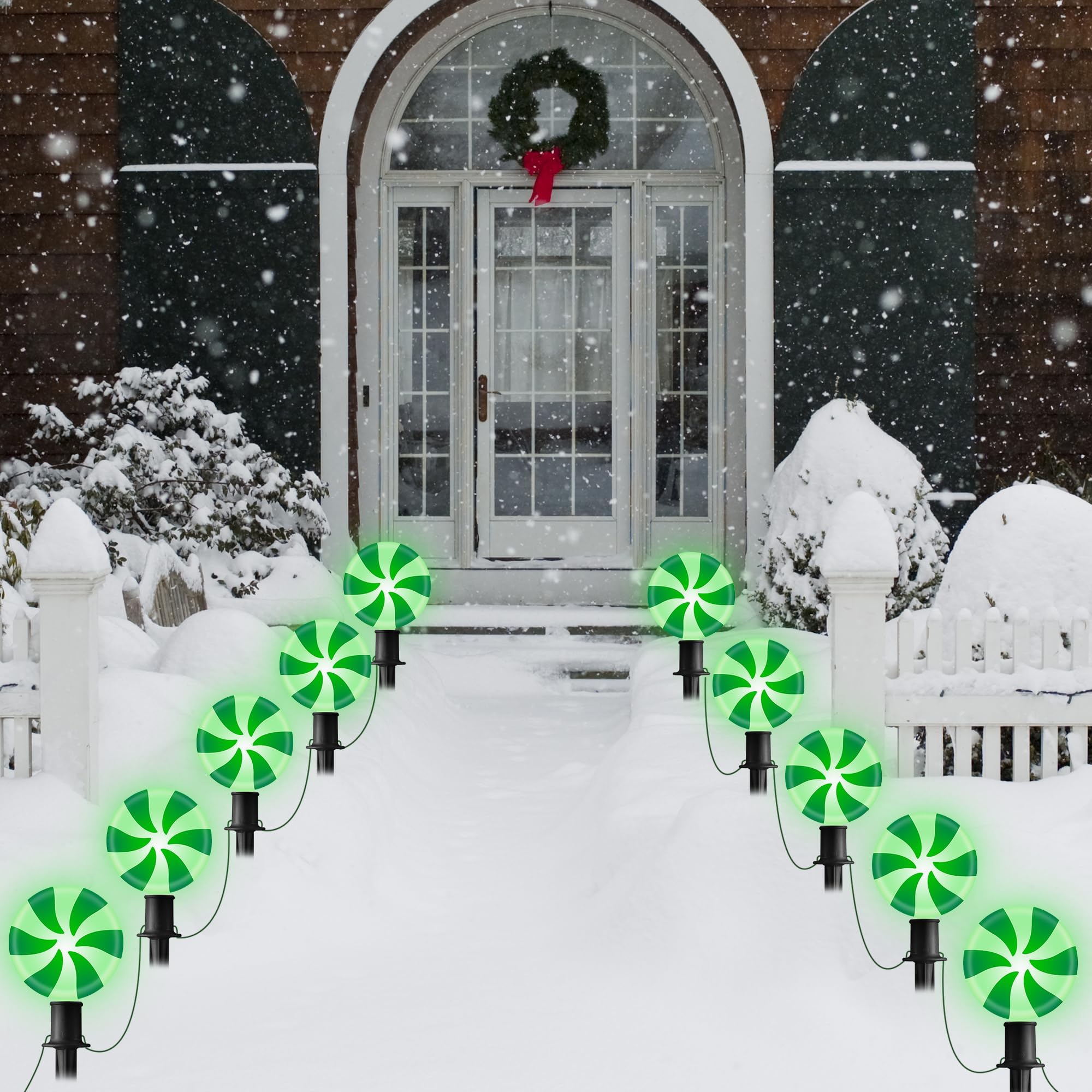 Ultimate Unicorn Christmas Lollipop Pathway Lights for Garden Christmas