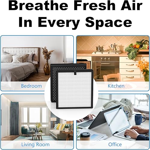Miniatura 8 de Filtro de repuesto para purificador de aire G3 A3 para AMEIFU, compatible con AME G3 Sferf-30 (FXAP2W), VEWIOR A3 y Tailulu HQZZ-260, filtro HEPA 3