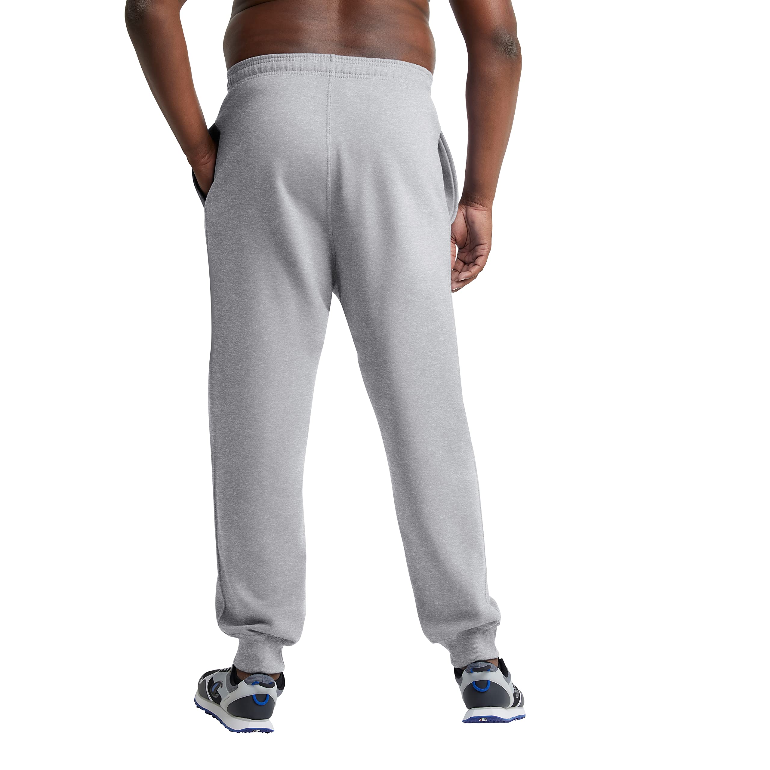 Champion Powerblend - Jogger de Forro Polar para Hombre, Pierna Izquierda Pantalones Deportivos Hombre