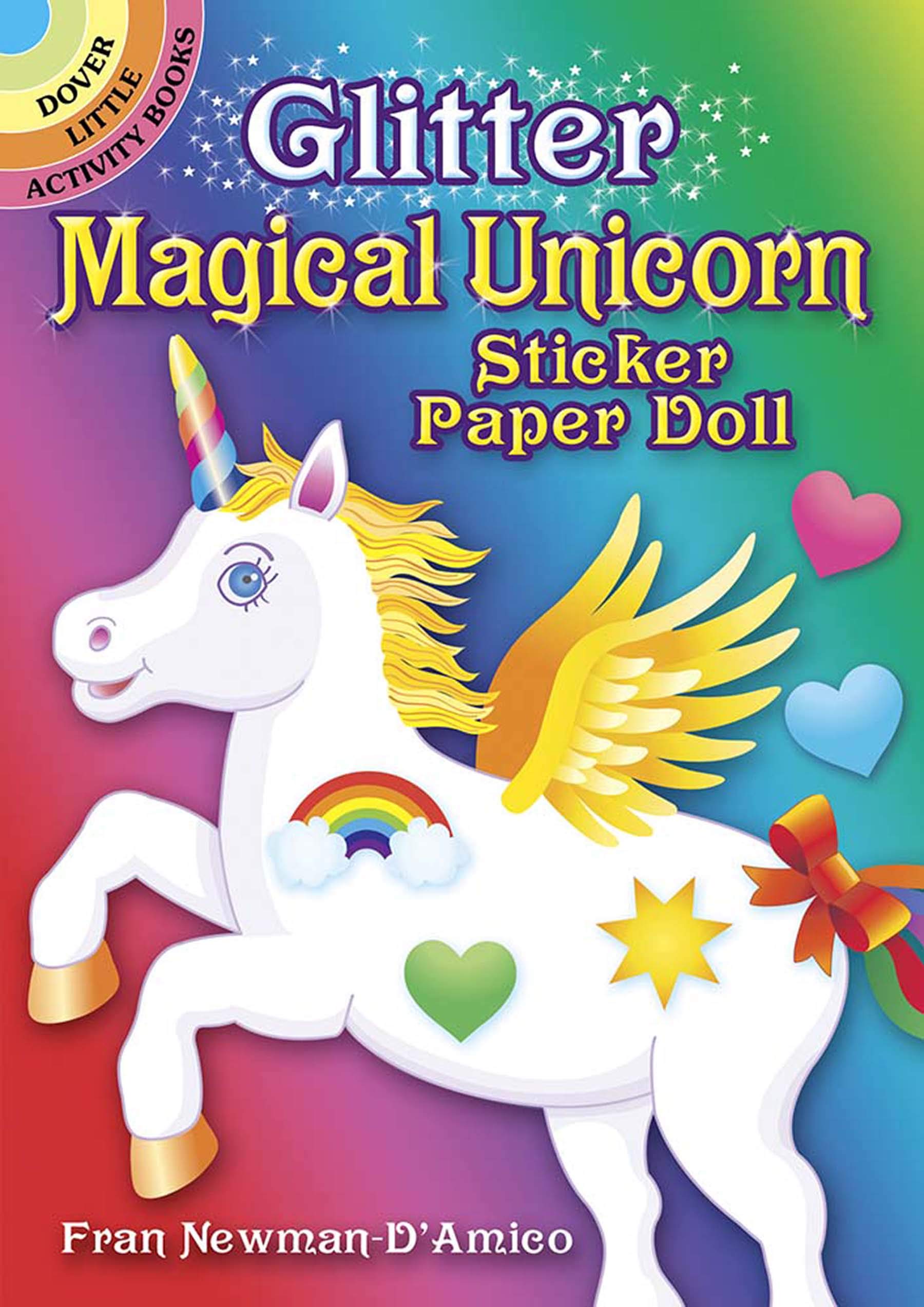 Glitter Magical Unicorn Sticker Paper Doll (Little Activity Books)