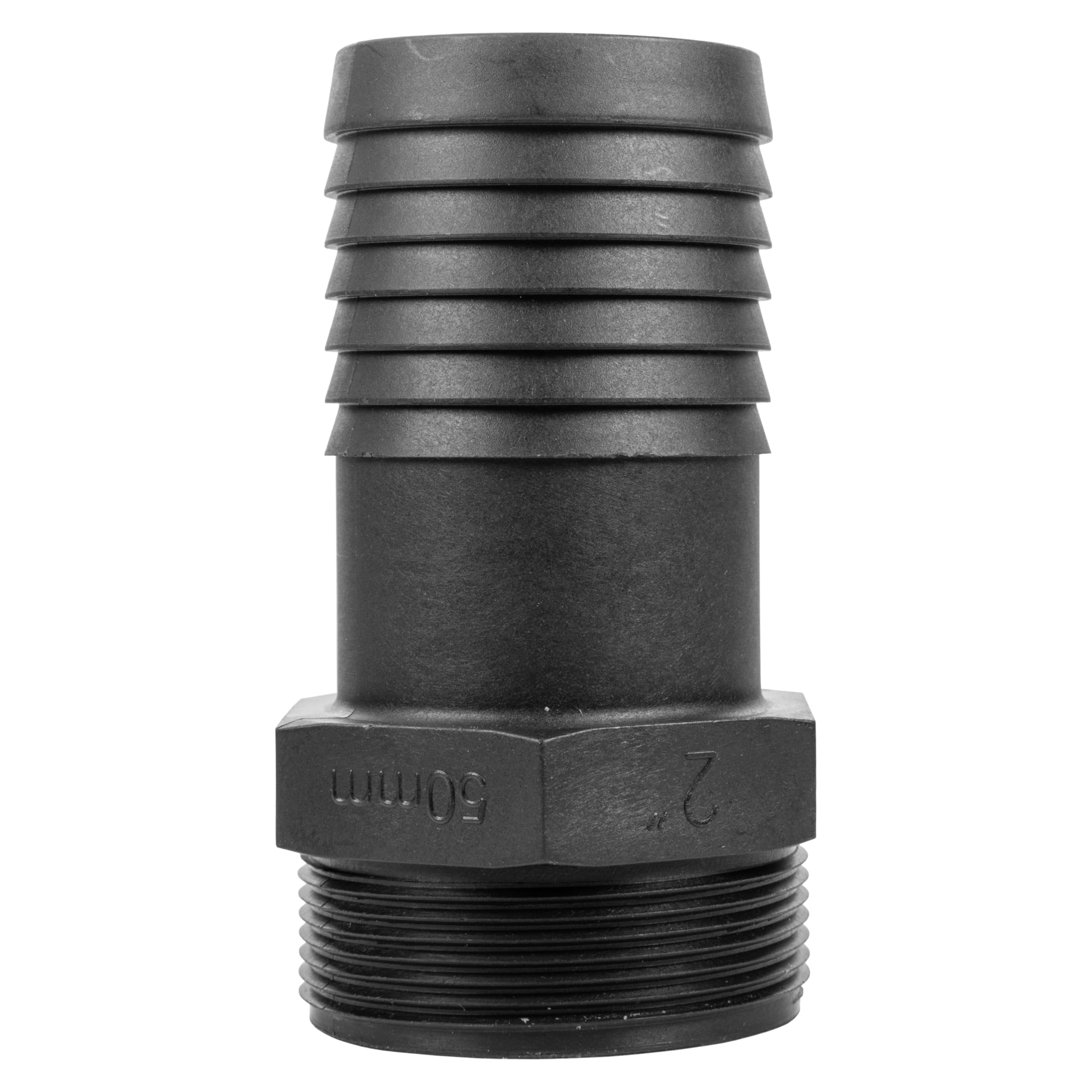 Pond Connector - Designed with Strength and Reliability. Constructed from Durable Plastic That ensures Long-Lasting Performance. (Pond Straight Connector 2" BSPM - 50mm)