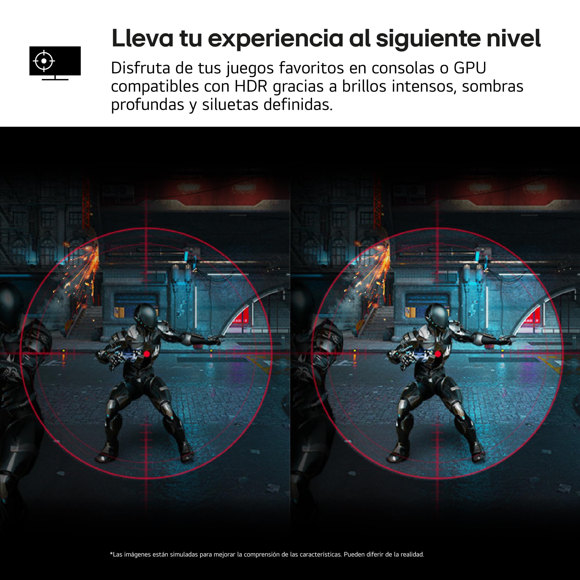 LG 32GS85Q-B - Monitor Gaming UltraGear, 31.5", IPS QHD (2560 x 1440), 16:9, 180 Hz, 1 ms GtG, HDR10, AMD FreeSync Premium, Altura e Inclinación Ajustables, Negro