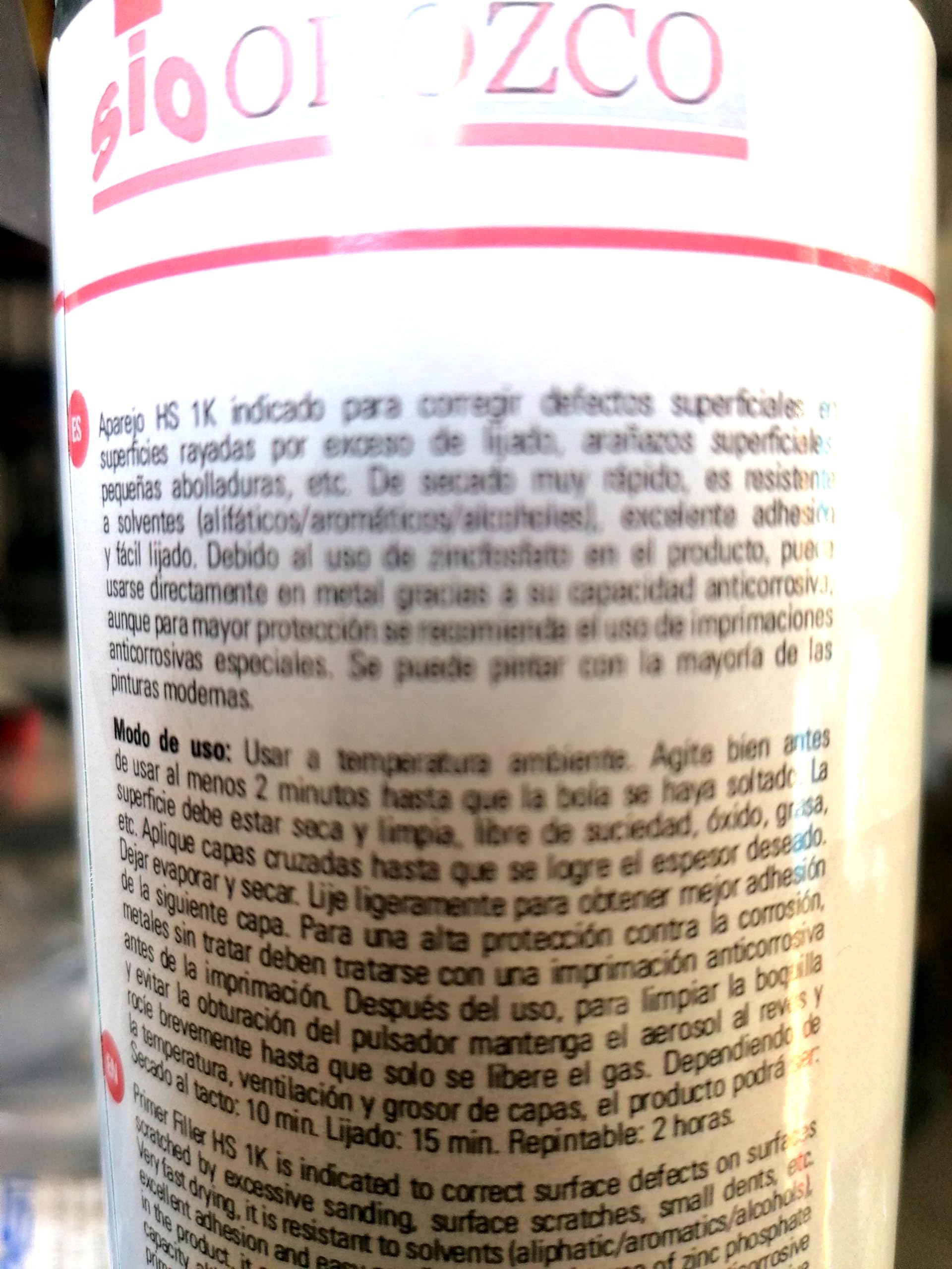 SIO 3x Spray Aparejo Imprimación HS Gris Oscuro 500 ml – Primer Rellenador Alta Cobertura para Coche – Imprimación Pintura Carrocería Secado Rápido – Reparación Automoción Profesional