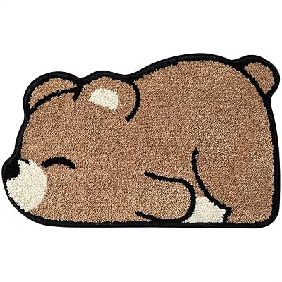 Amazon.com: Molesun Toast Bathroom Rug 20