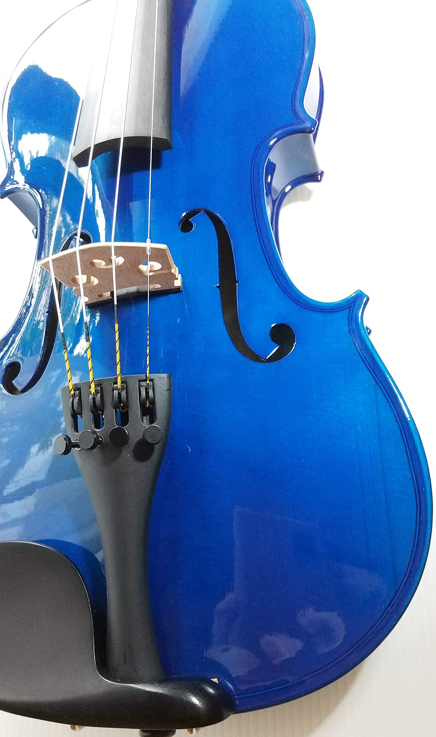 Amazon | Pretorio エレクトリックアコースティックバイオリン (ブルー