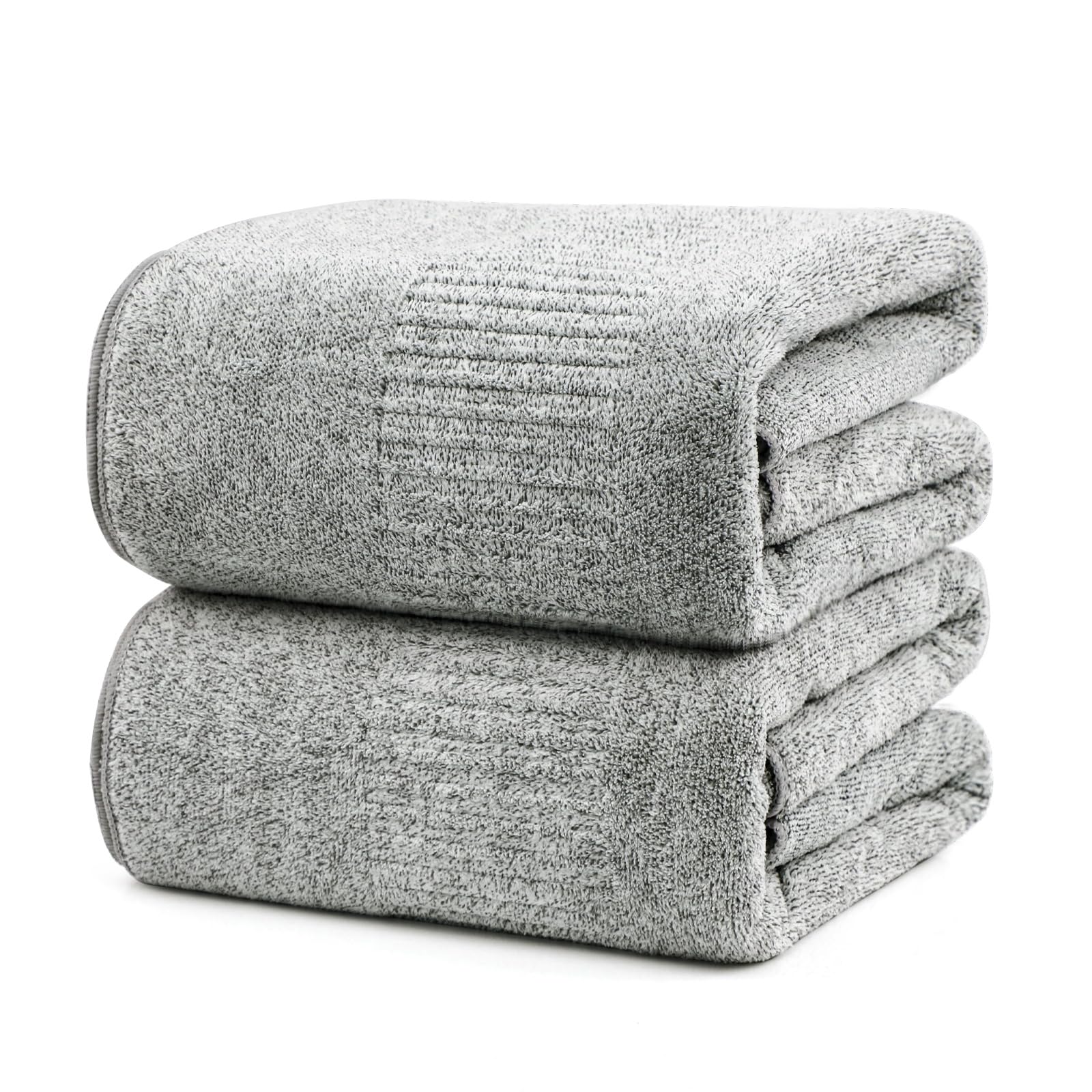 SEISSO Bath Towels Bamboo Viscose 2 Pack