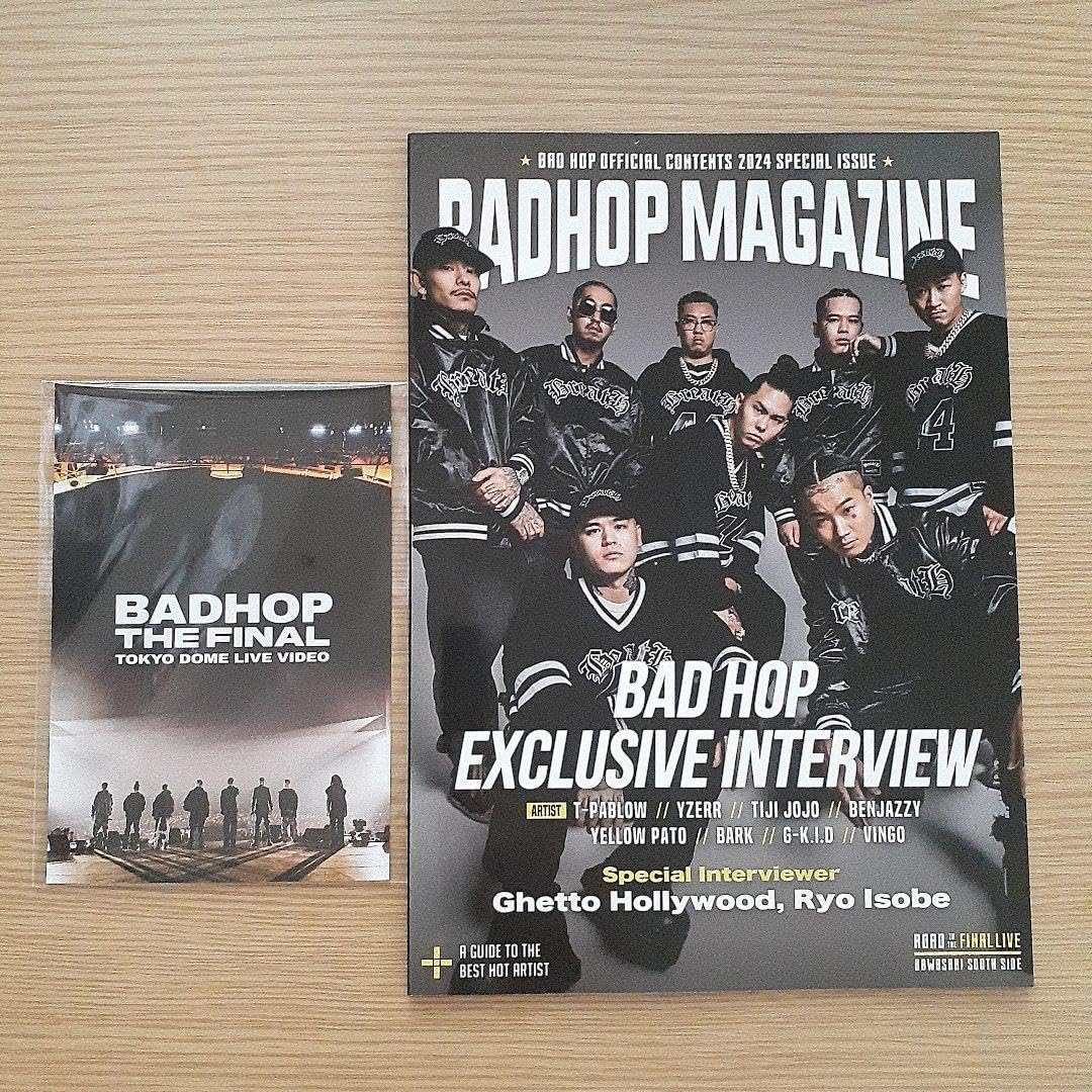 BADHOP CD マガジン　ポストカード BADHOP CD2枚セット マガジン ポストカード LIVE