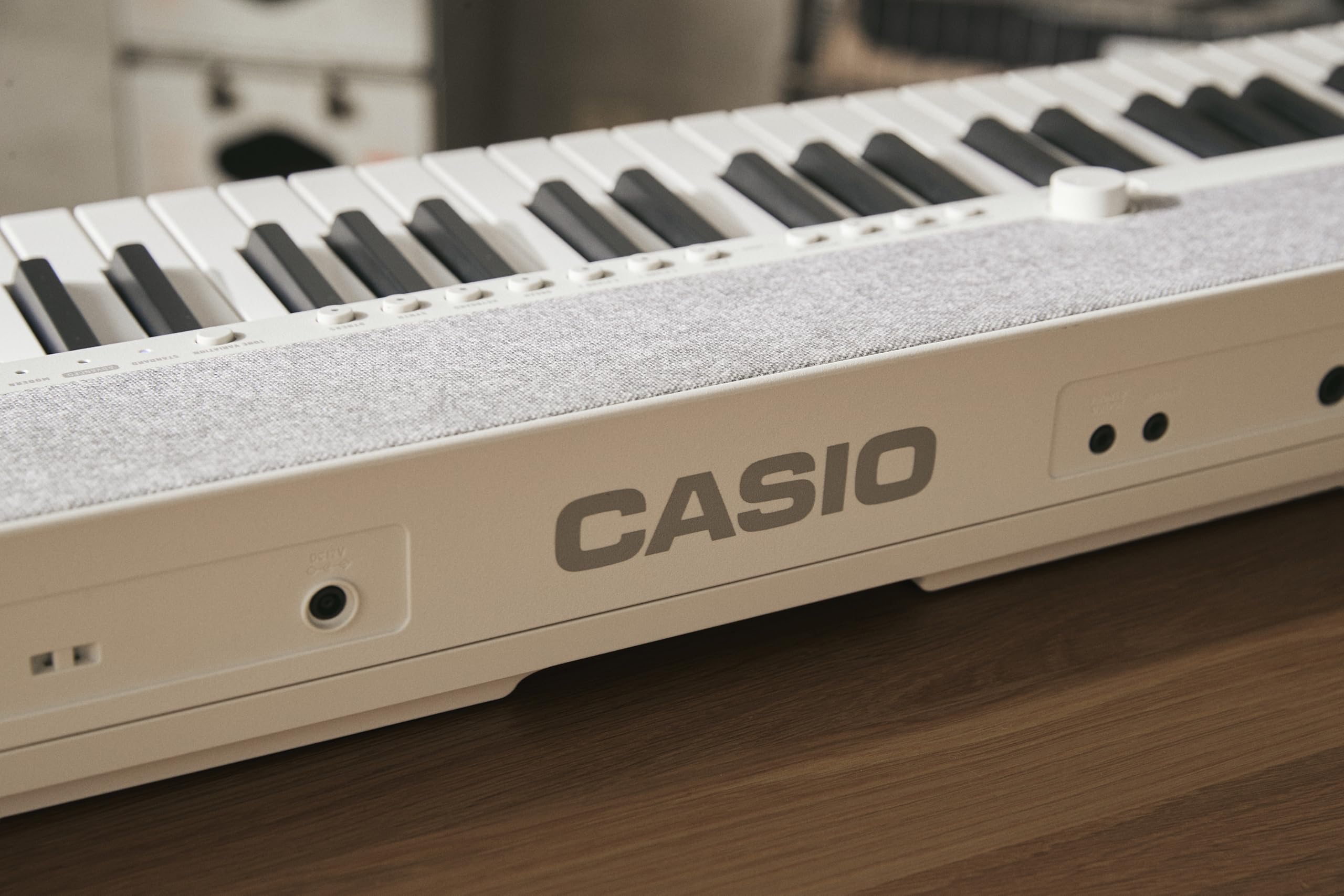 Casio Casiotone CT-S1-76WE Piano-Keyboard avec 76 Touches à Frappe Dynamique, 61 sons, Blanc