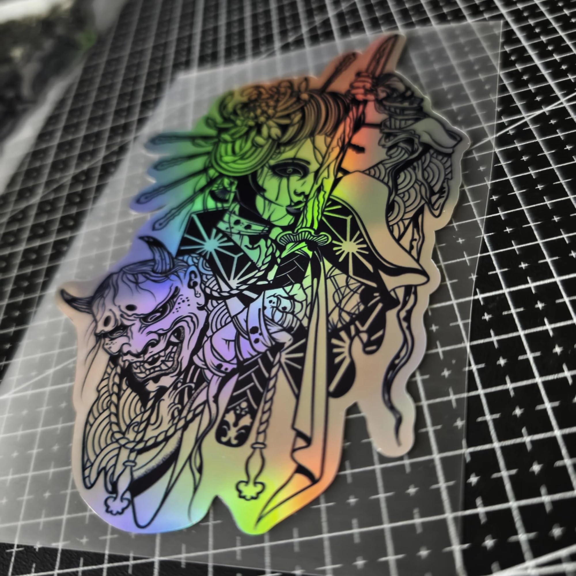 HAfgDJ 1Pc Theme Stickers, Waterproof Decals for Motorcycle Car, Bike, Helmet Style Decoration