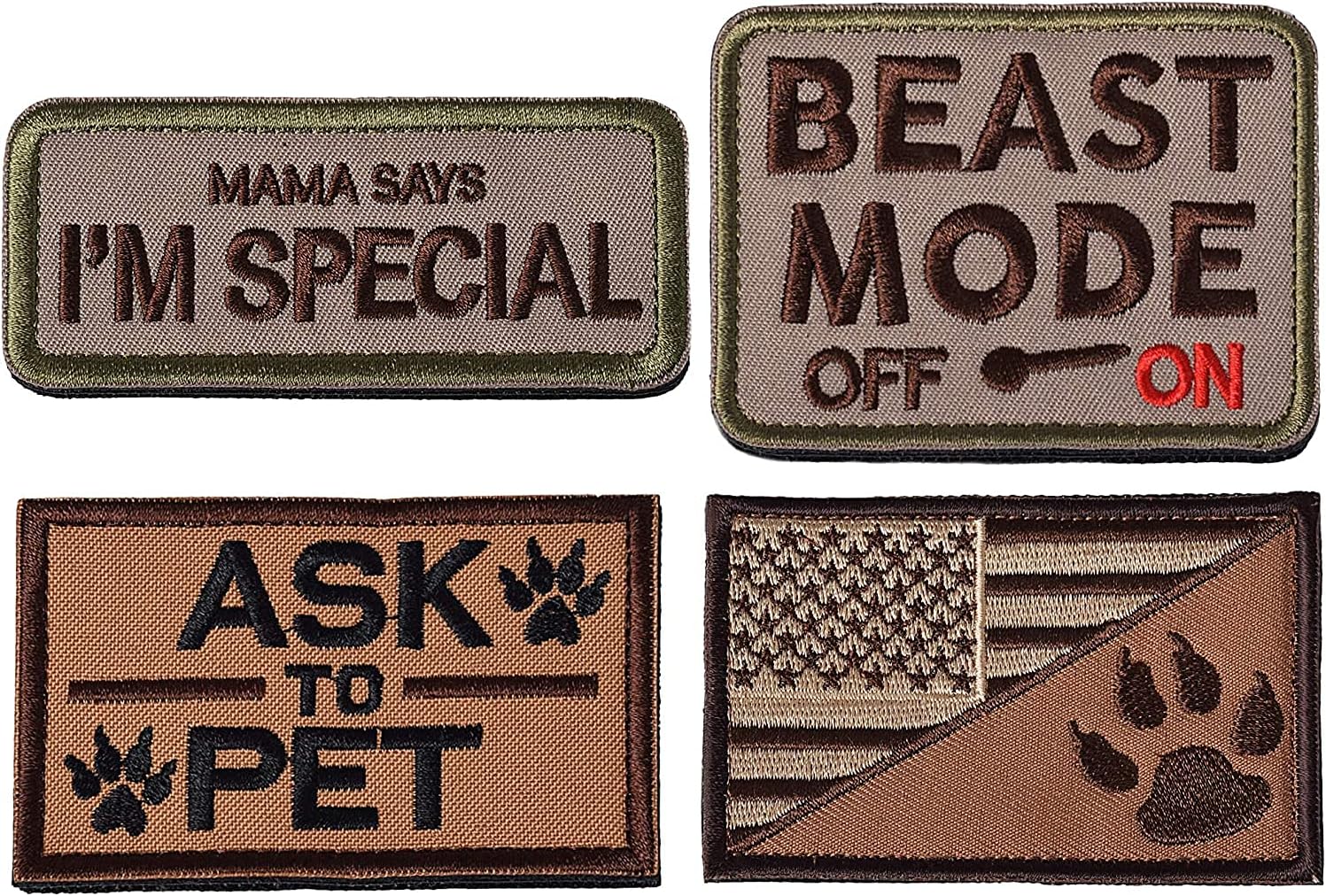 IR K9 Dog Handler Paw K9 USA Flag Infrared Tactical Morale