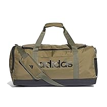 adidas Mixte Essentials Linear Duffel Bag, olive stratalack, M