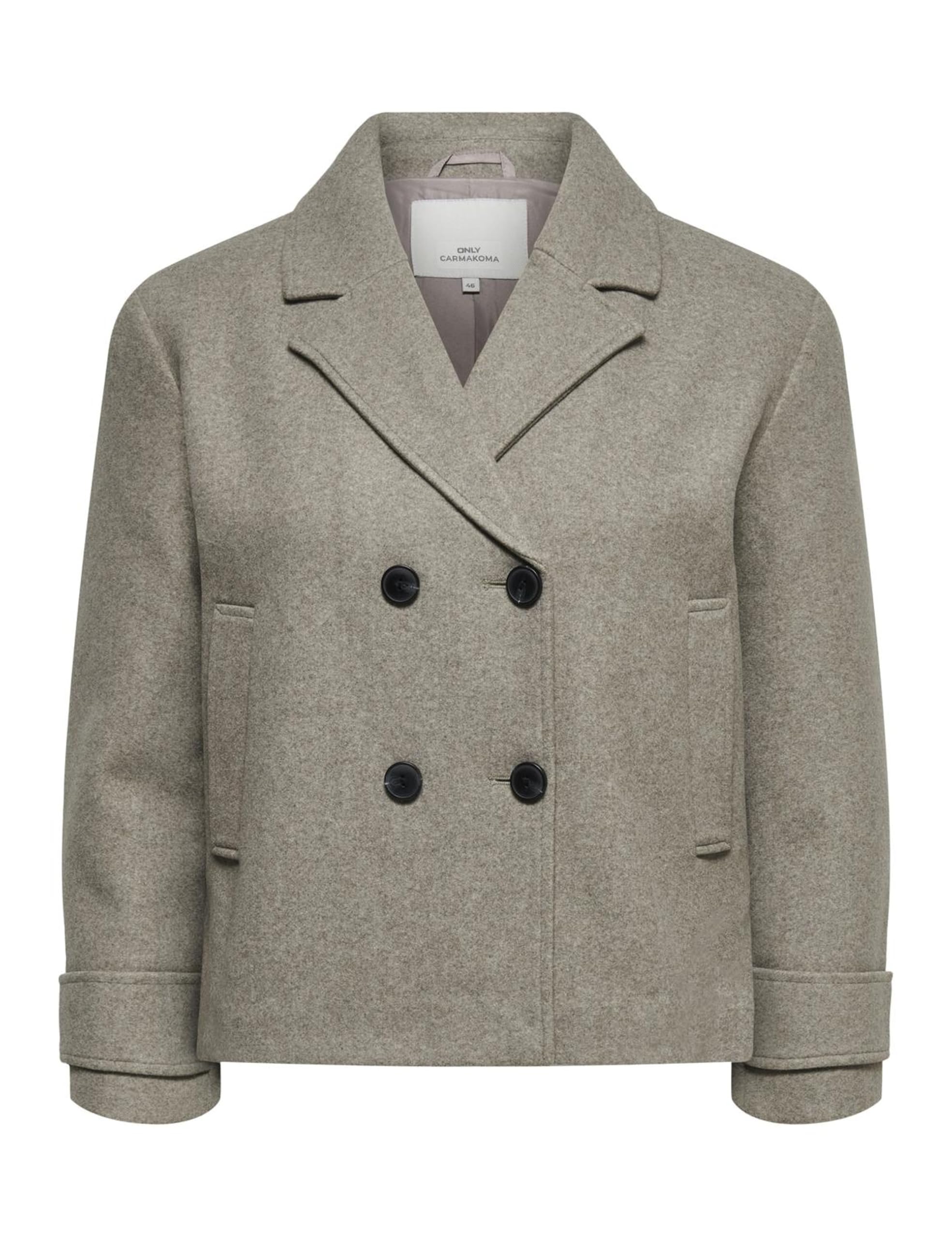 ONLY CARMAKOMA Kurzjacke CARFREJA LIFE SHORT DB JACKET OTW NOOS