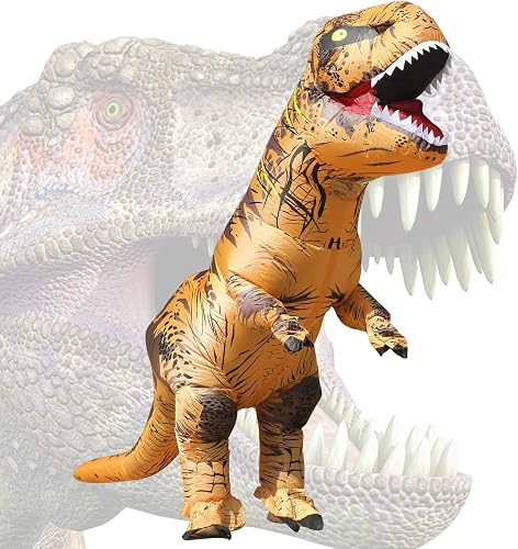JASHKE Dinosaur Inflatable Costume Fancy Dress Inflatable Dinosaur Costume Adult