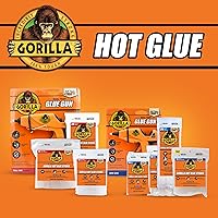 Vista 7 de Gorilla Pistola de pegamento caliente (paquete de 1) – Pistola de pegamento caliente de tamaño mini de doble temperatura con boquilla de precisión