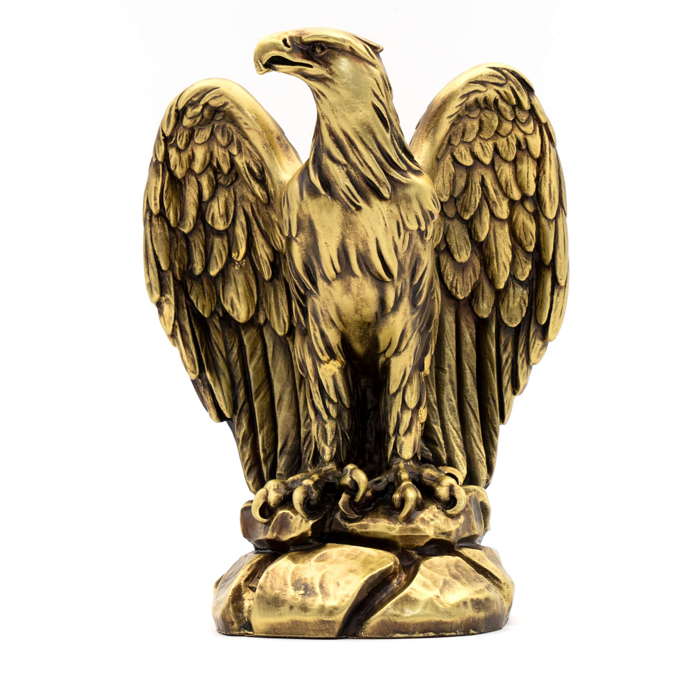 Helcee Handmade Bronze Eagle Statue
