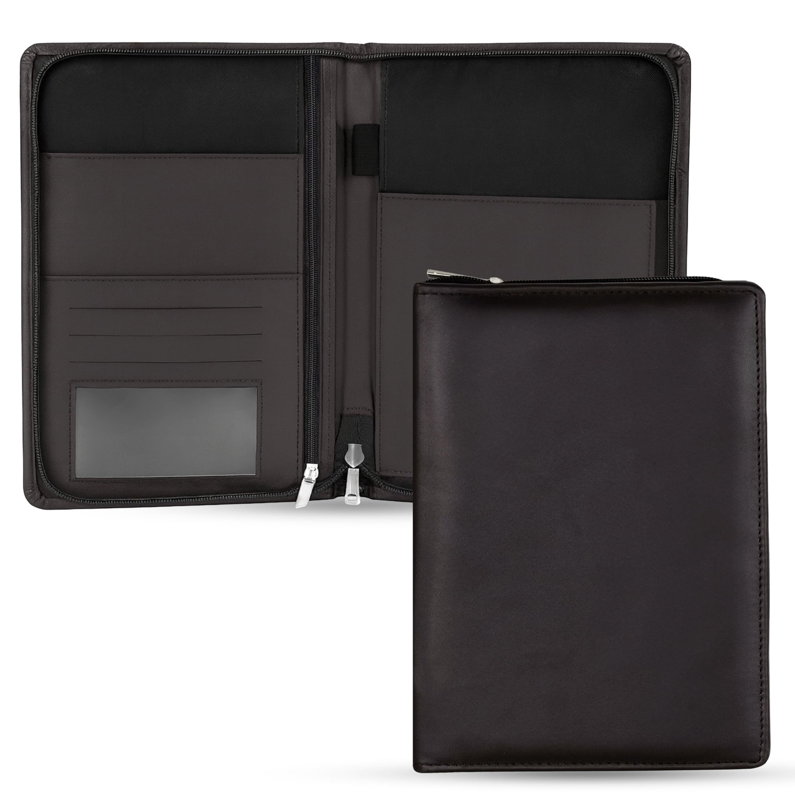 Car Document Holder - PU Leather Organizer -1
