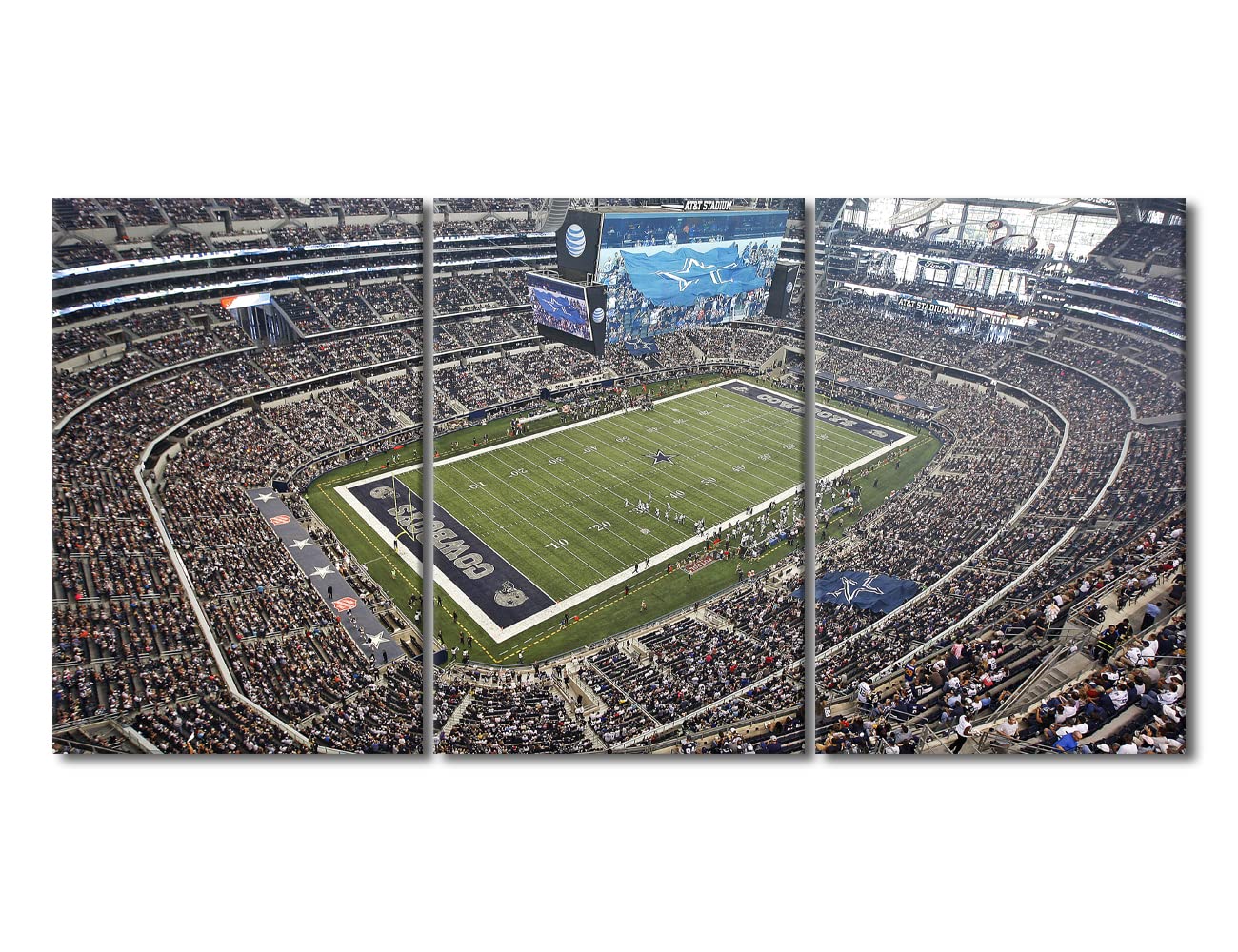 Toile encadrée stade de football de Dallas impression haute définition