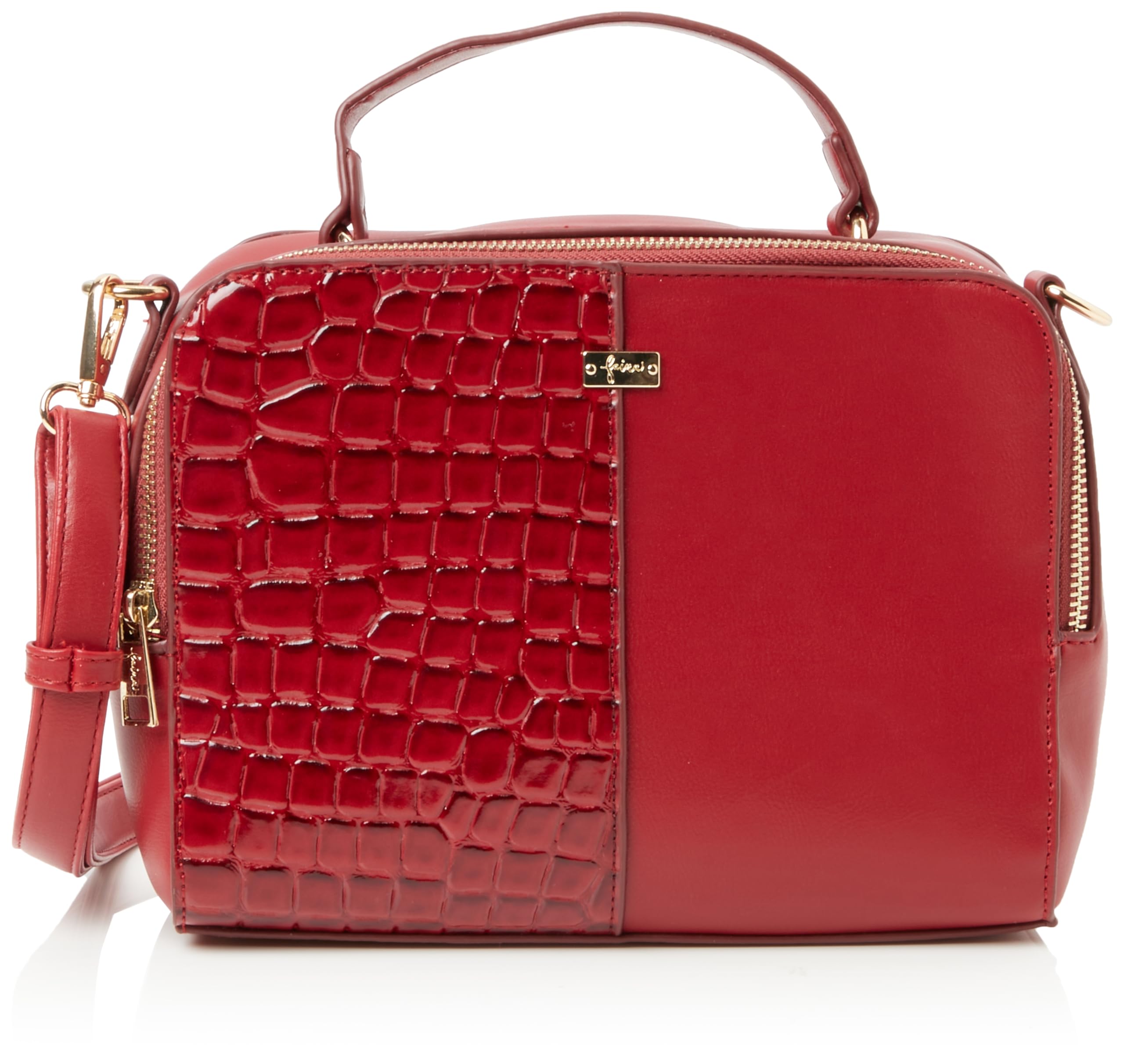 NALLY Women's Handbag Shopper, red, One Size