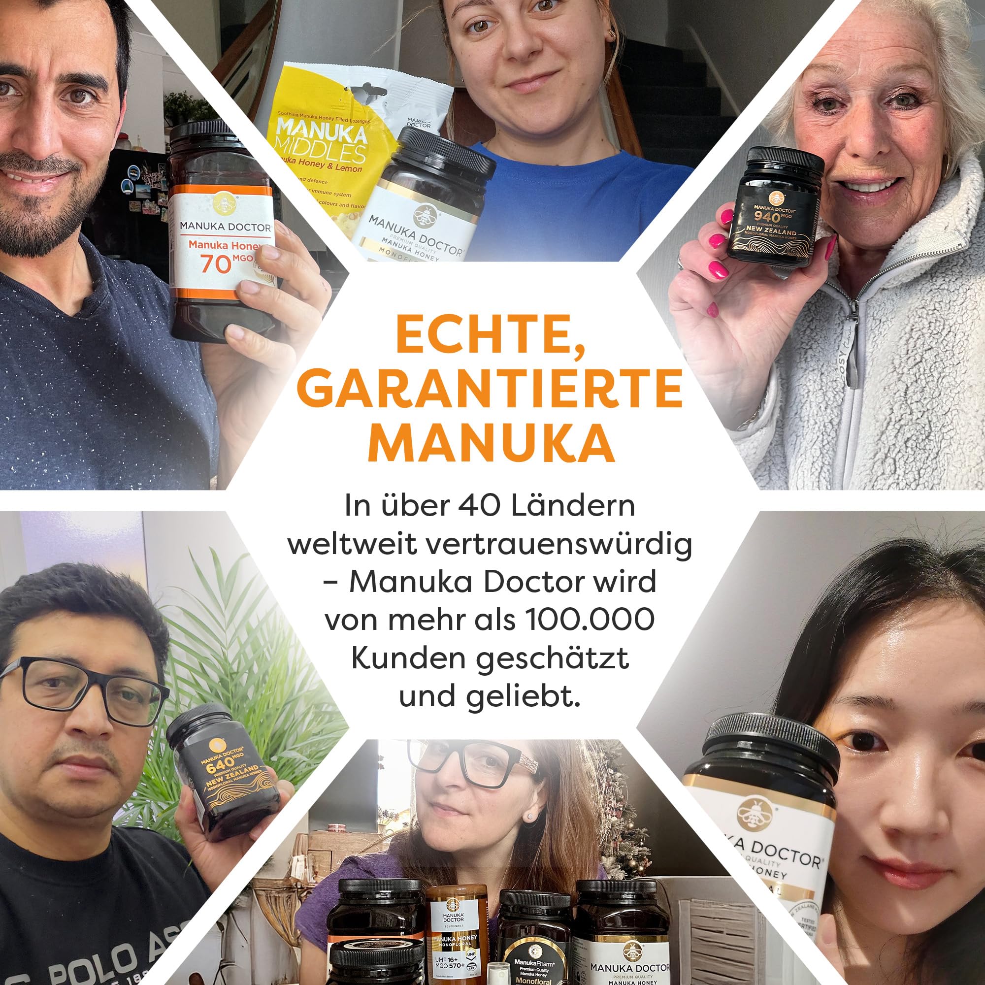 MANUKA DOCTOR MGO 540+ Manuka Honig Monofloral 250g 100% Reiner Neuseeland Honig Zertifiziert RAW