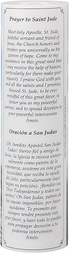 Miniatura 3 de St Jude, vela de oración devocional sin llama LED