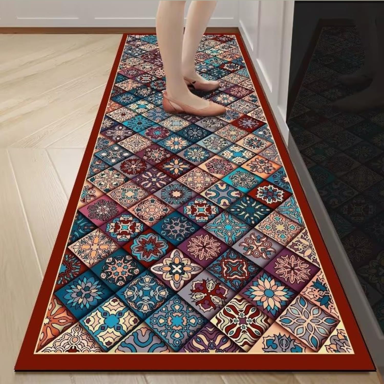 Yagzon Non-Slip Kitchen Mats - Absorbent & Comfortable -1