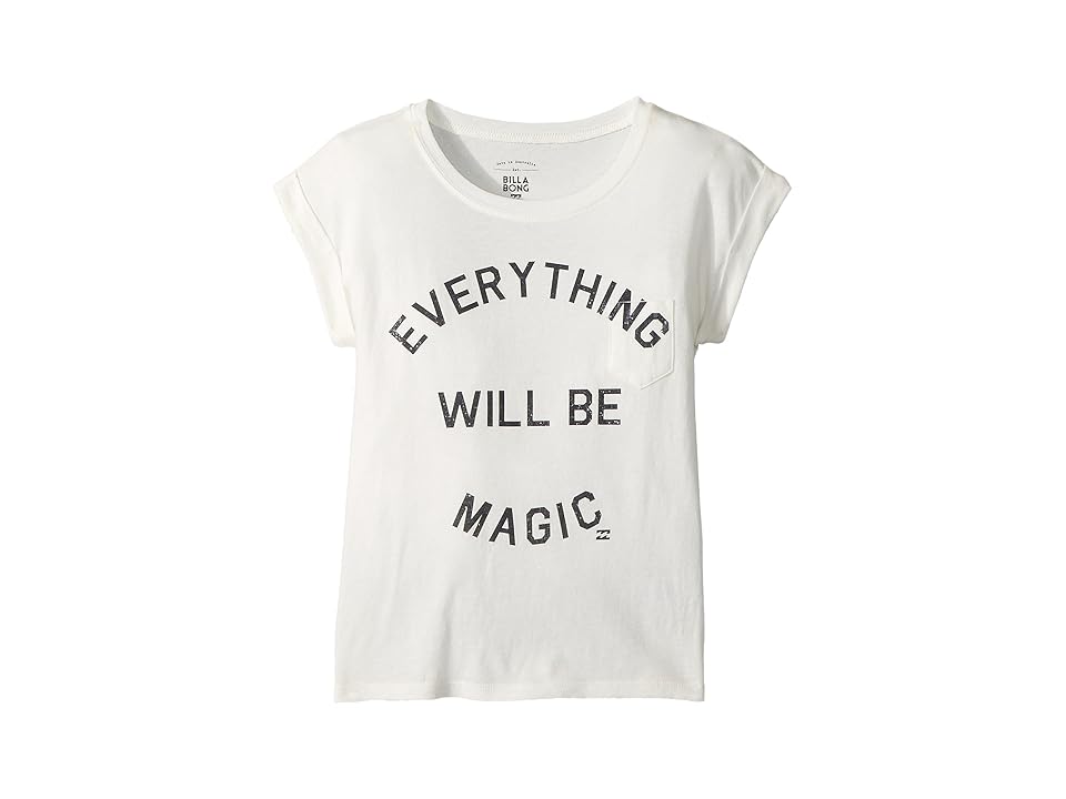 

Billabong Kids Be Magic Tee (Little Kids/Big Kids) (Cool Whip) Girl's T Shirt, White