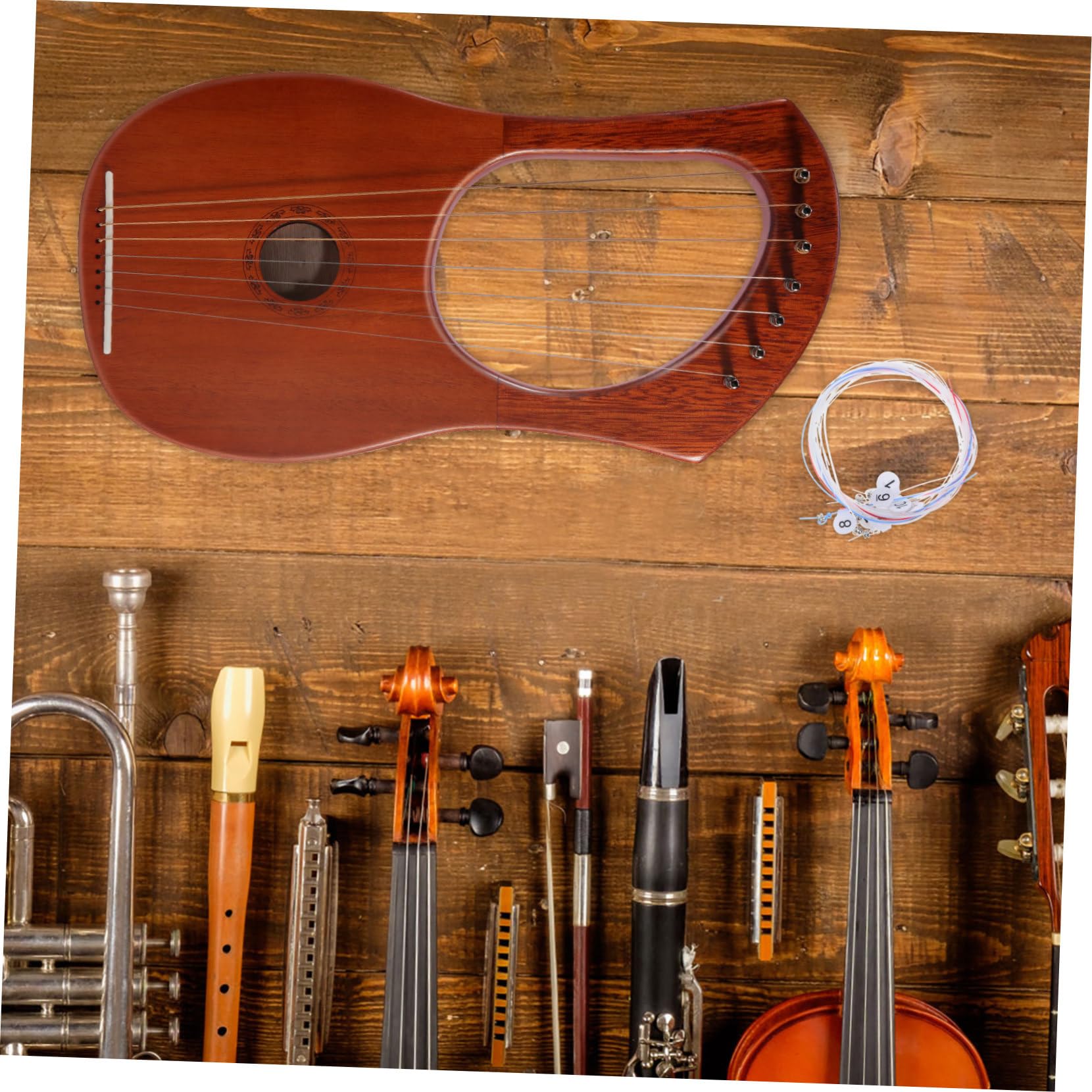 Amazon | LALADEFIEE リラ弦ナイロン製交換用セット 19弦クラシック