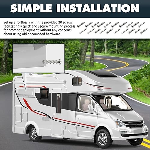 Miniatura 4 de TonGass Paquete de 2, cubierta de ventilación blanca para caravana, cubierta de ventilación de campana de rango para cámper, remolque, cubierta de