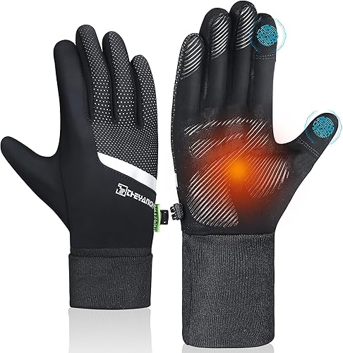 Guantes de invierno para hombres y mujeres, guantes térmicos extendidos para hombres