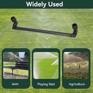 5PCS G3/4 External Thread Swing Joint Pipe, Pipe Swing Assembly, Rotatable Swing Joint Assembly Lawn Irrigation Tool Automatic Irrigation Accessories for Garden Sprinkler System(13.4in)