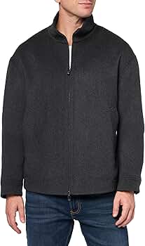 Theory Men's ST CLR Jacket in New Divide, Dark Charcoal