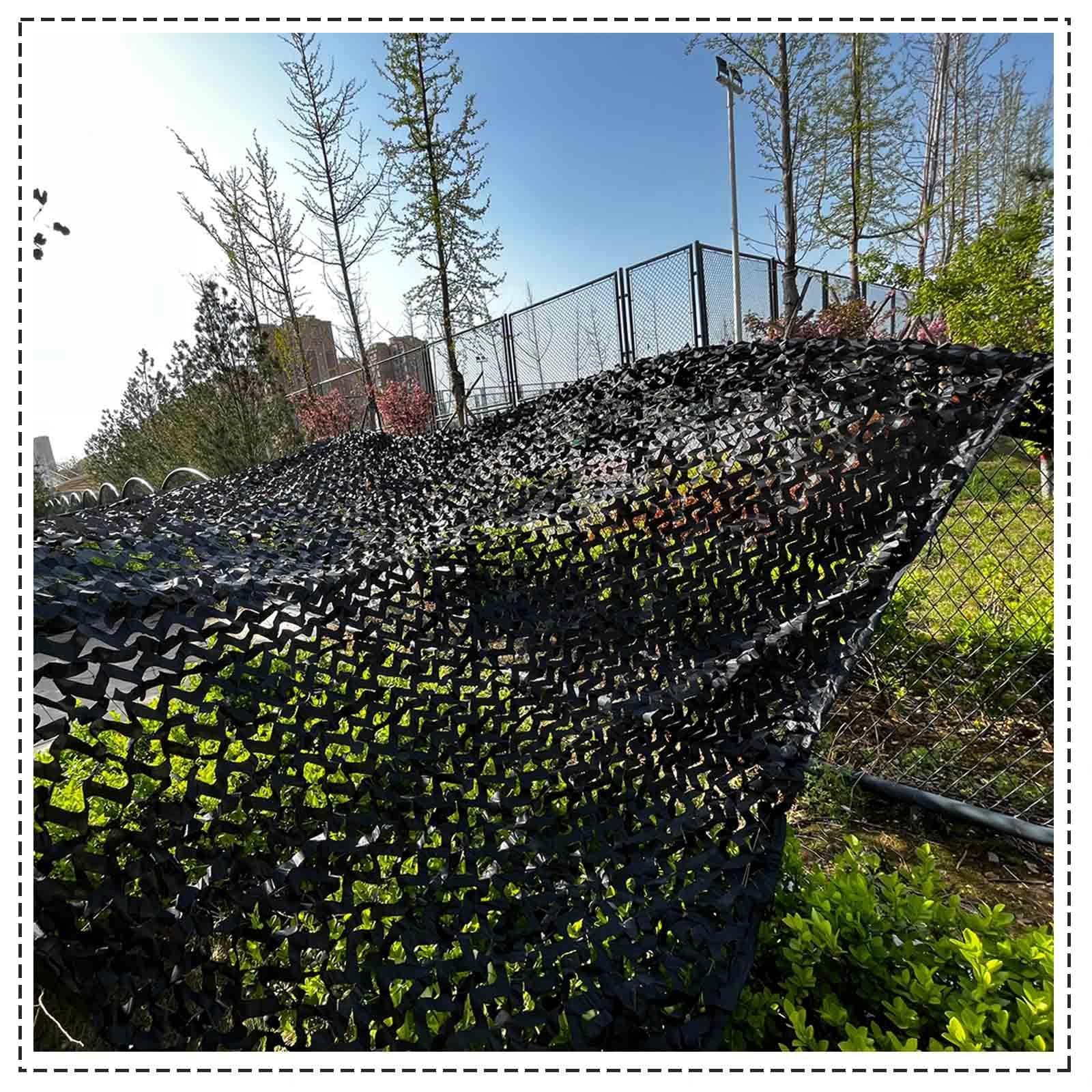 redes de camuflaje exterior red de sombra reforzada Malla de camuflaje para coche para caza observación de aves Malla camuflaje 2/3/4/5/6/7/8/9m red protectora de jardín,W×H-7×8m(275.59*314.96in)