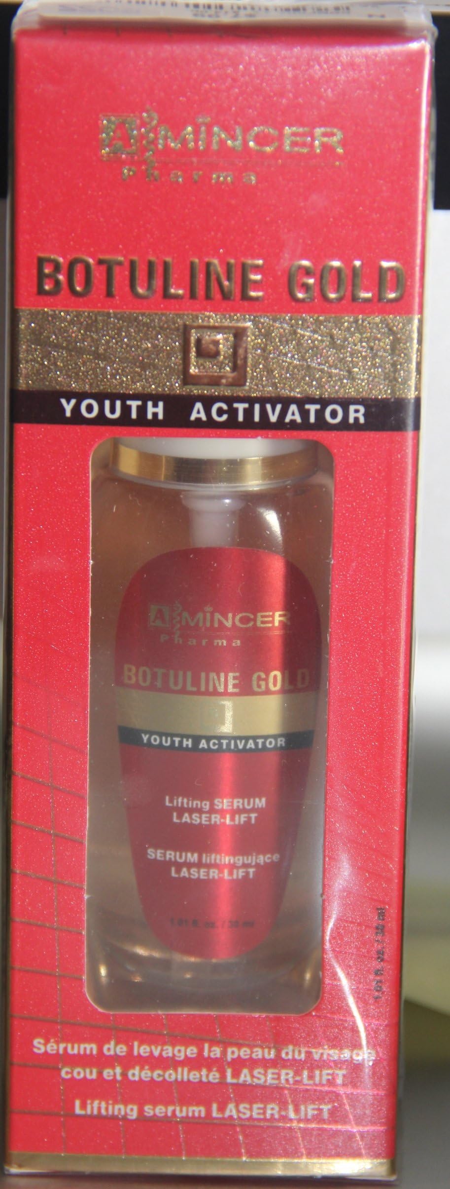 A Mincer Botuline Gold Youth Activator Lifting Serum Laser-Lift 1.01 Fl. Oz.