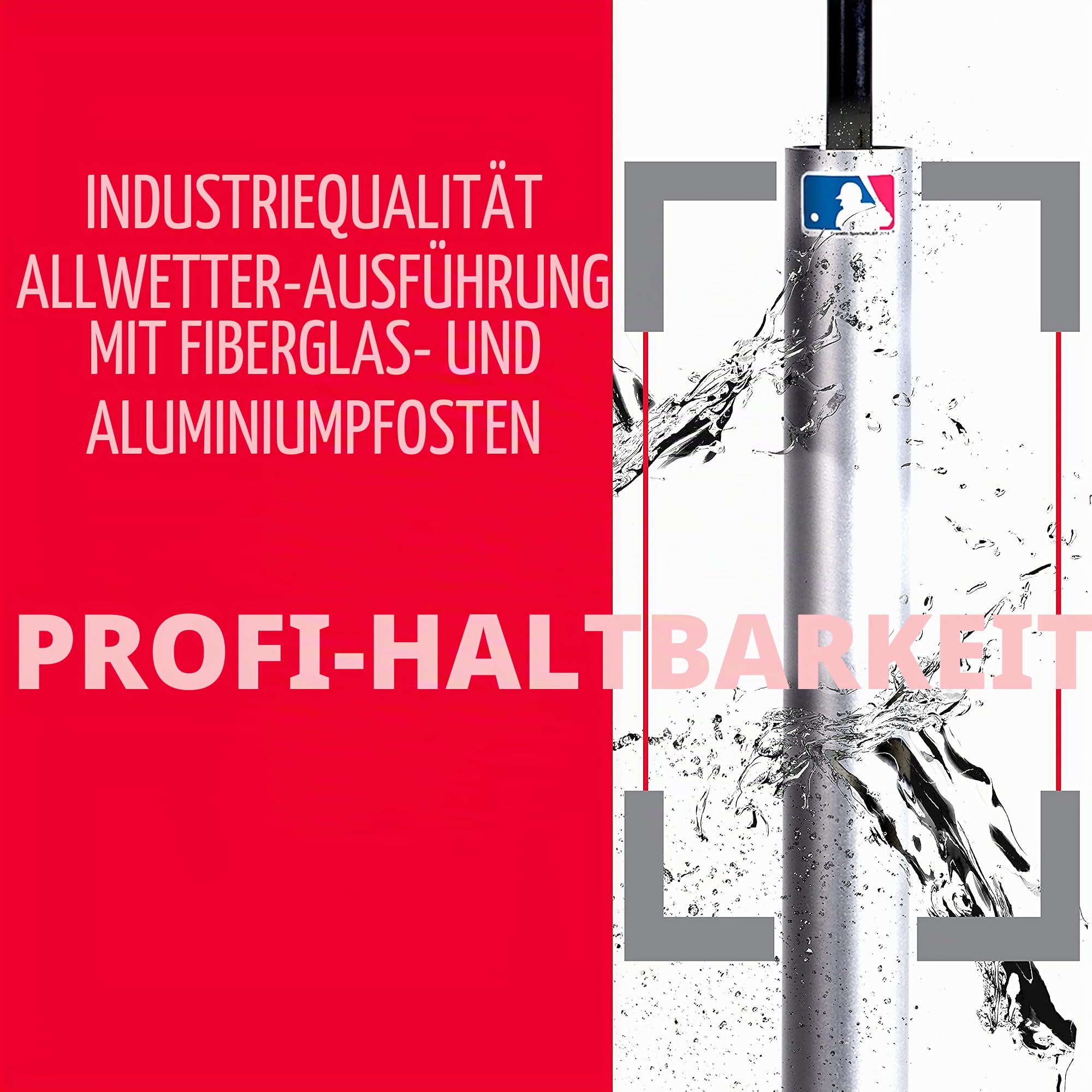 Franklin Sports Baseball Softball Batting T-Shirt - MLB Pro Porta Hitting Tee - Wearable Gewichtetes Schlagtraining-Shirt + Verstellbares Softball-Shirt