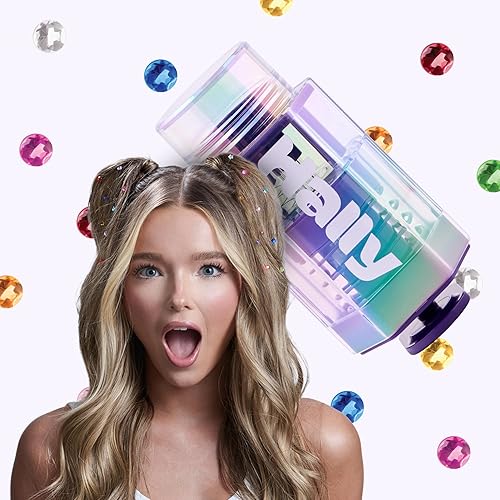 Miniatura 8 de Bolígrafo de gemas para el cabello para niñas, 240 gemas adhesivas para el cabello y herramienta de estampación, kit de joyas para el cabello para