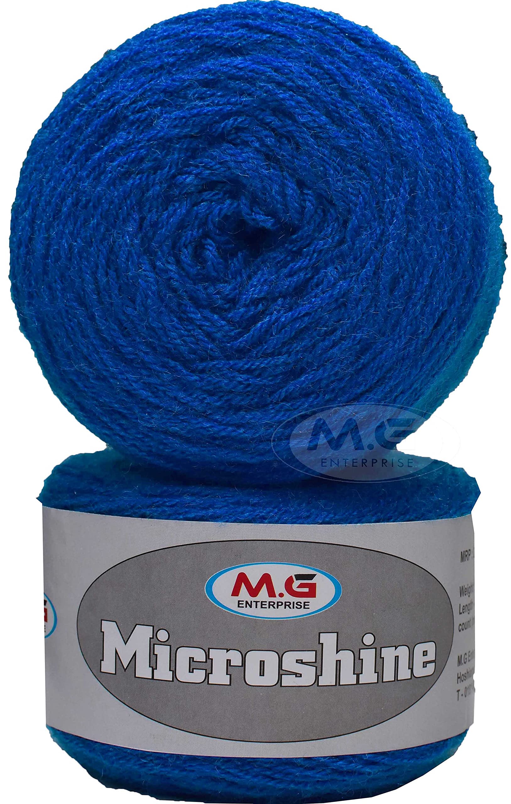 M.G Microshine Mehroon (200 gm) Wool Hank Hand Knitting Wool/Art Craft Soft Fingering Crochet Hook Yarn, Needle Knitting Yarn Thread dye JB-image-15