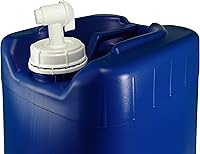 Vista 4 de API Kirk Containers 5 Gallon Samson Stackers, Blue, 6 Pack (30 Gallons), Emergency Water Storage Kit - New! - Clean! - Boxed! Kit Includes one