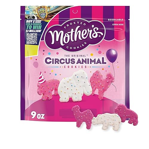 Mother's Galletas de animales de circo, 9 onzas (paquete de 1)