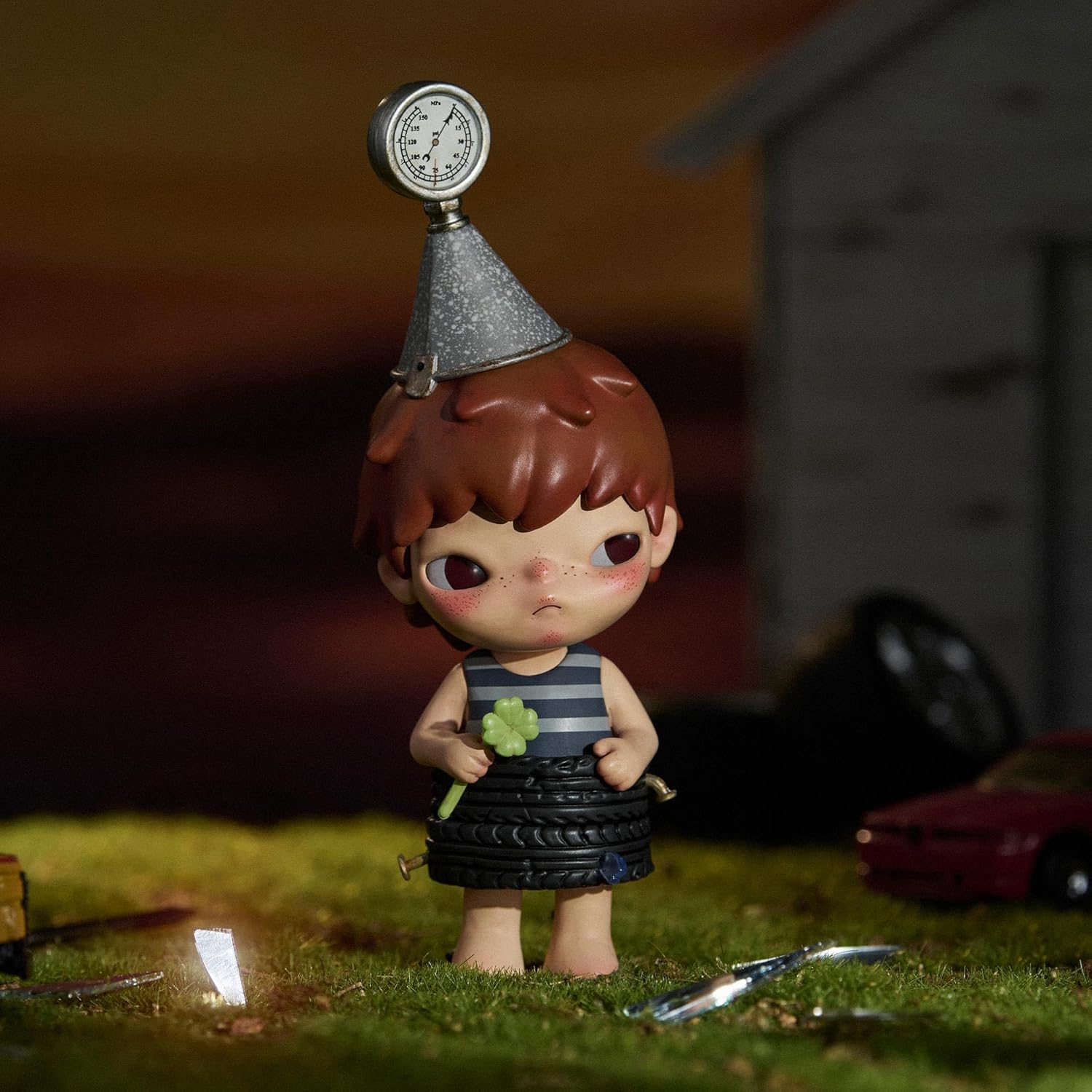 POP MART Hirono Echo Series Figures, Hirono Blind Box Figures, Random Design Action Figures Collectible Toys Home Decorations, Holiday Birthday Gifts for Girls and Boys, Single Box