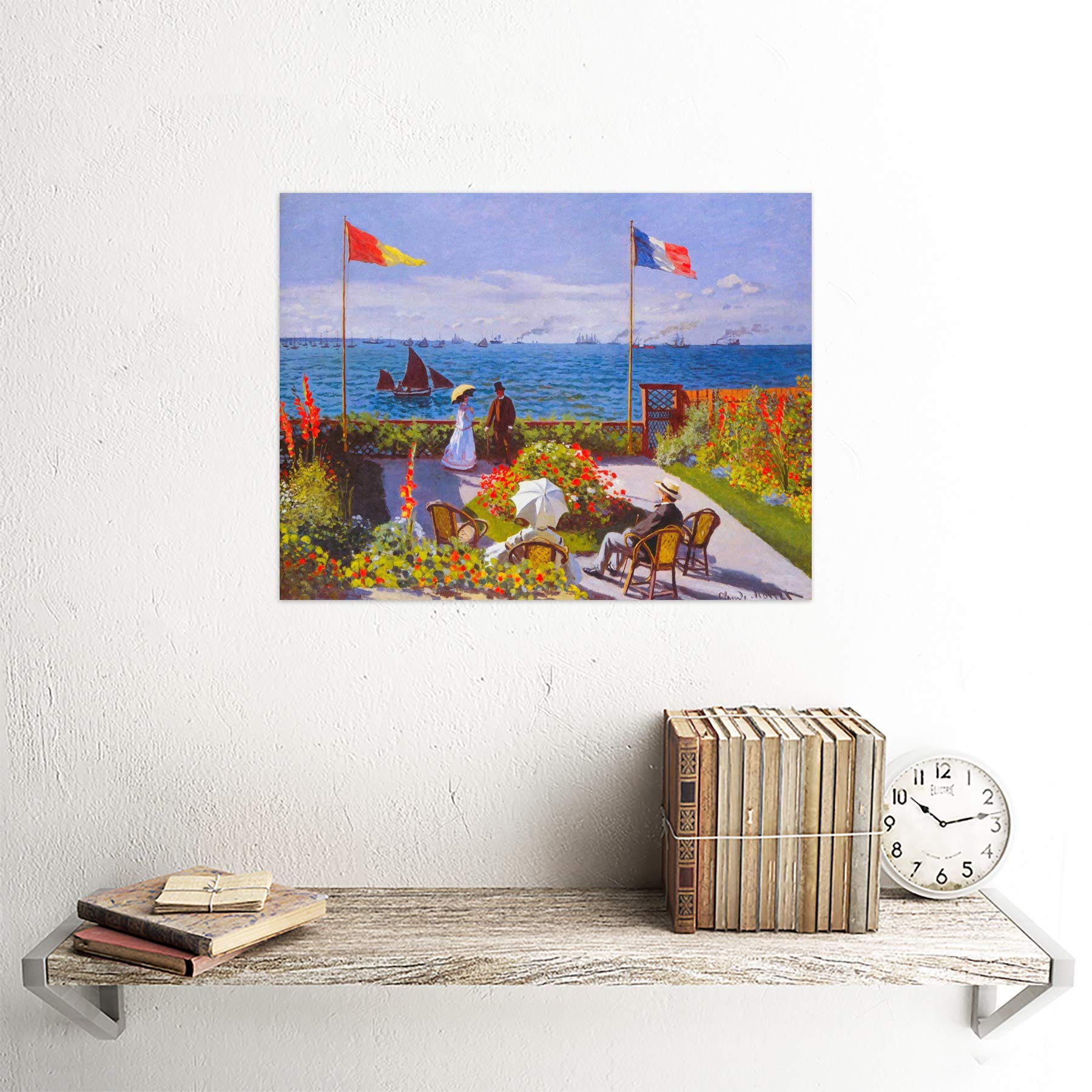 うえのたかし作*直筆サイン入り 木版画*夏の午後*AP*美術*芸術*風景画*絵画 Amazon.com: Claude Monet Garden At Sainte Adresse Master