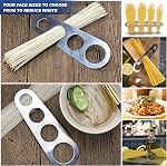 Spaghetti Measurer Tool, Spaghetti Pasta Measure Stainless Steel Measuring Tool 1-4 Adults Noodle Portion Measurement for Kitchen