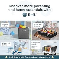 Vista 9 de Reli. Cambiadores desechables para bebé (paquete de 55) Cambiadores de pañales desechables, 13 x 18 pulgadas Forros superabsorbentes, a prueba