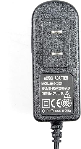 Miniatura 6 de LIVISN DC 4.2V 1A Adaptador de corriente Li-ion Cargador de batería con indicador LED 5.5x2.5 0.083 in Interfaz Adecuado para Adecuado para Batería
