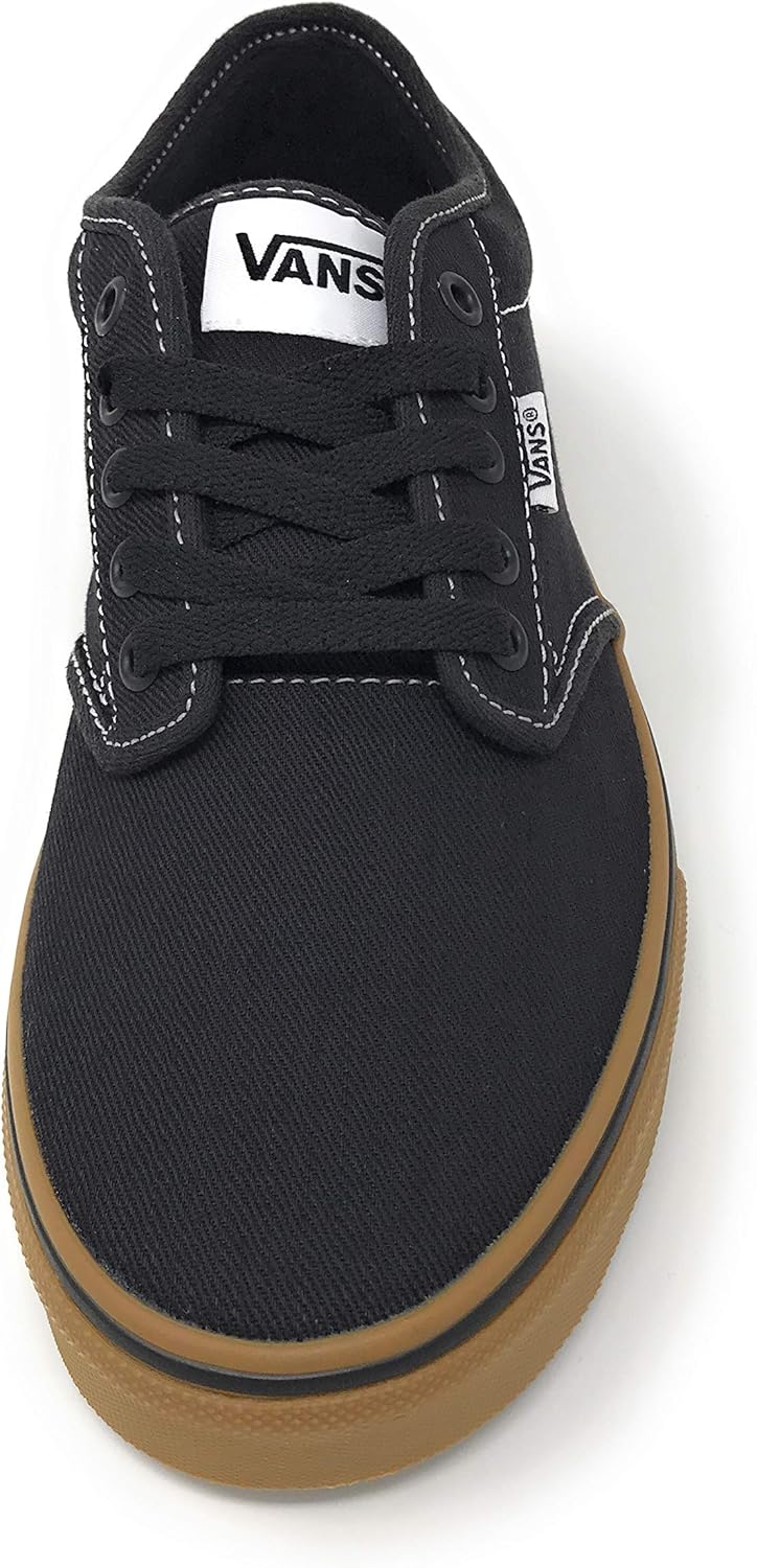 Vans Men's Atwood Low-Top Sneakers (9, Black/Gum/Gum)