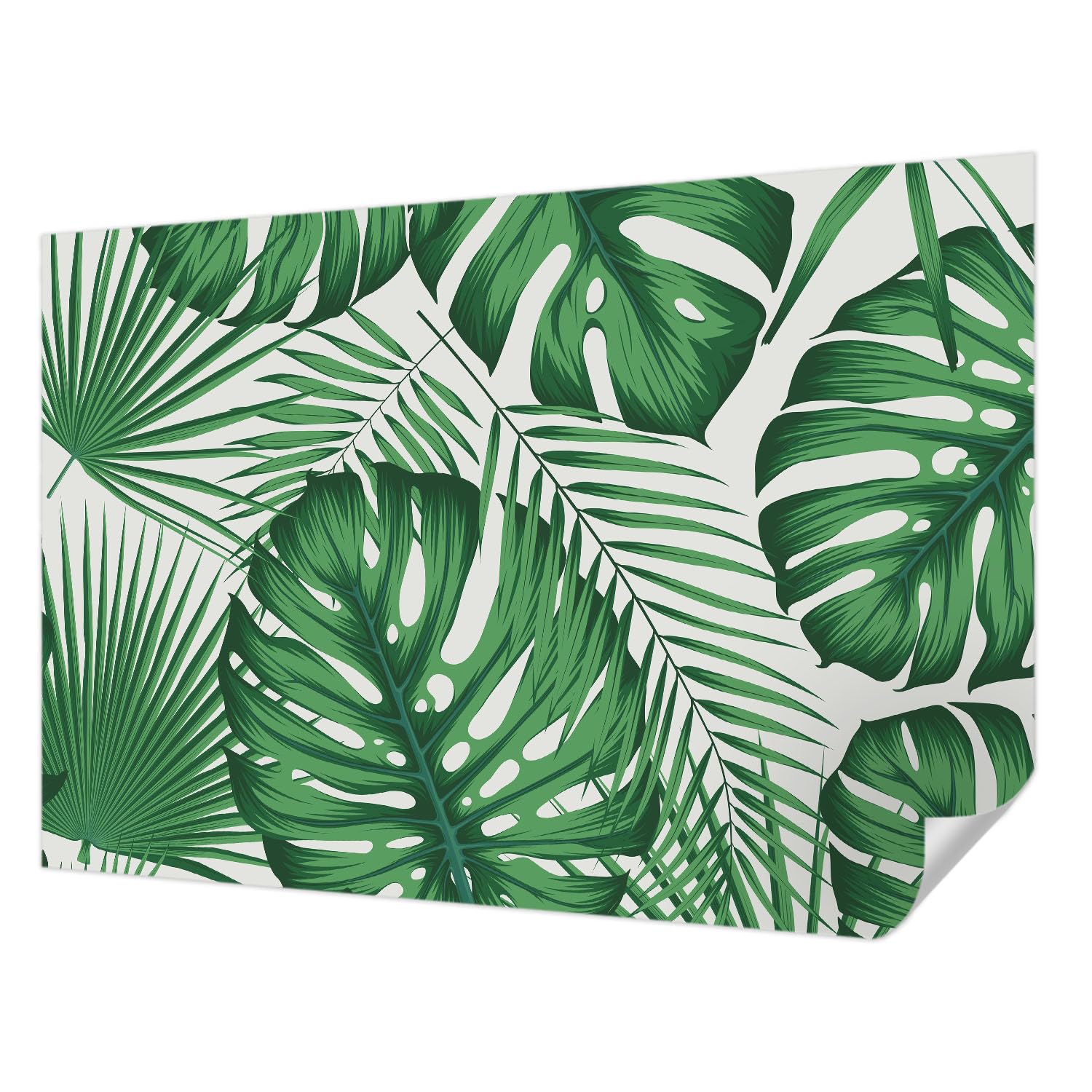 Papier peint auto-adhésif pose murale facile Tulup sans colle feuilles 152x104