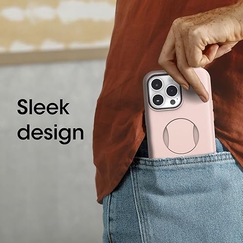 Miniatura 4 de OtterBox OTTERGRIP Symmetry Series - Funda para iPhone, embalaje no minorista (Made Me Blush Pink, iPhone 14 Pro Max)