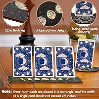 Vista 6 de Juexica Tarot Tarot Tarot soporte de madera para tarjetas de lugar, juego de caja de tarot, accesorios de lectura, exhibición para herramientas